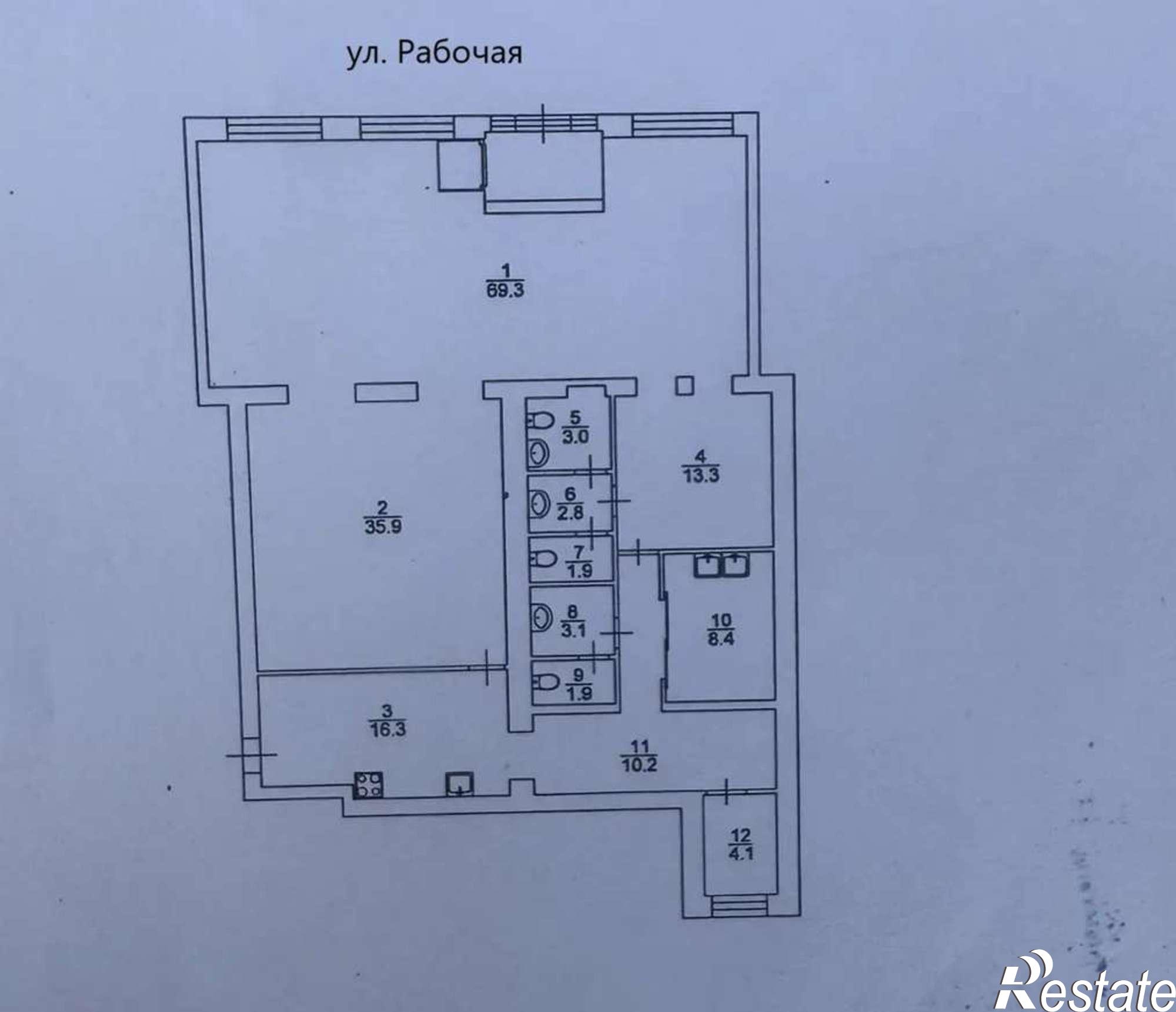Купить торговое помещение за 22 000 000 рублей на Рабочая улица, 29