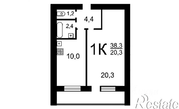 1-комн квартира 4-й Чернышёвский проезд, 3А,  д. 3А