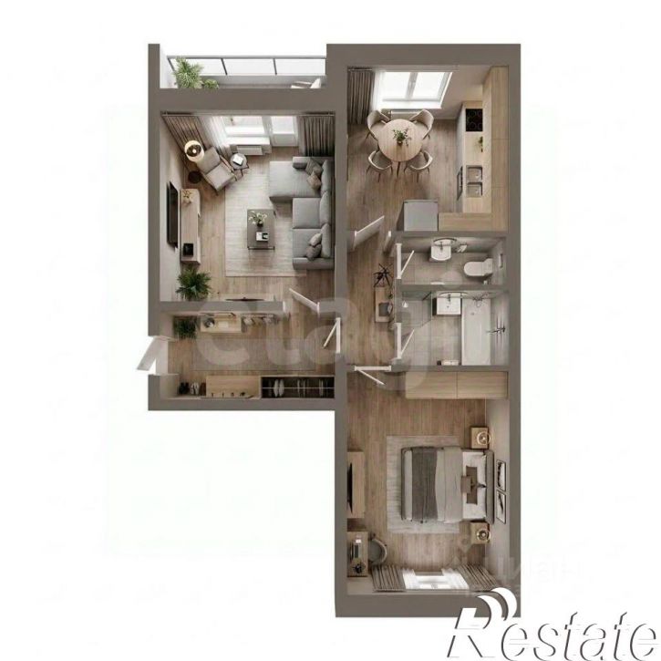 2-комн квартира улица Уфимцева, 10А,  д. 10А