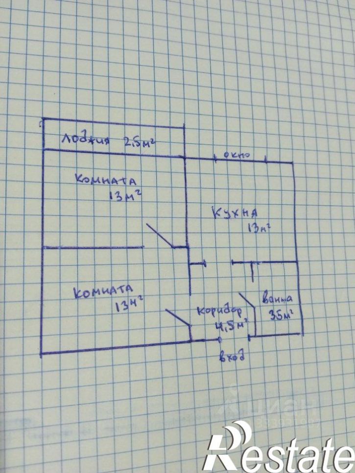 2-комн квартира Ростовская улица, 16/2,  д. 16/2