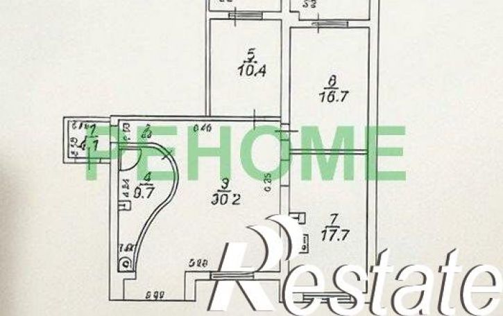 3-комн квартира улица Радищева, 8А,  д. 8А