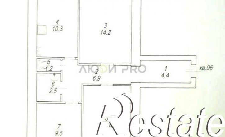 3-комн квартира Техническая улица, 14А,  д. 14А